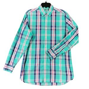 Southern Tide Shirt Mens M Classic Fit Plaid Long Sleeve Button Down